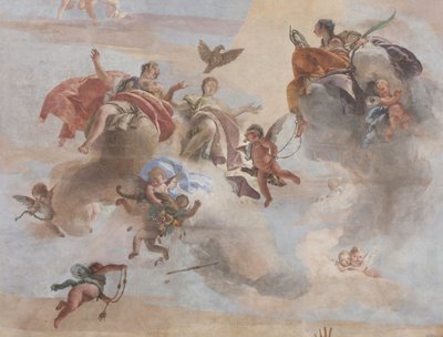 The Fall of the Demons, Stories of Scipio, yksityiskohta, 1731 (yksityiskohta numerosta 3498337) tekijältä Giovanni Battista Tiepolo